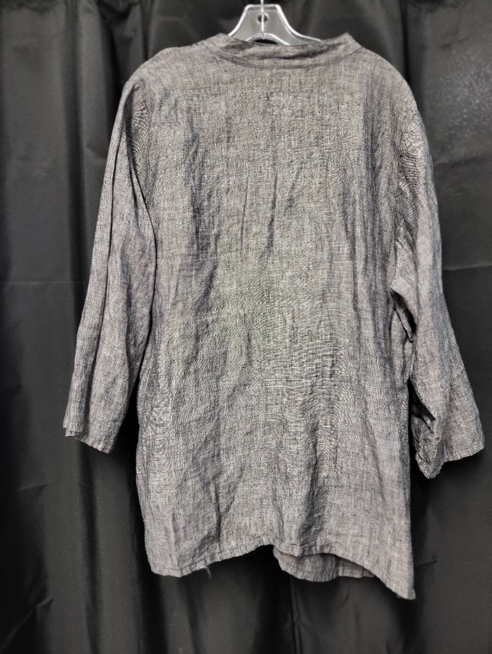 JM COLLECTION EMBROIDERED LINEN TUNIC SZ 20W - Picture 2 of 6